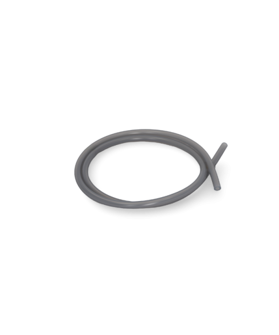 Silicone Hose 4x2mm Black/Transparent (1m) | solino.gr