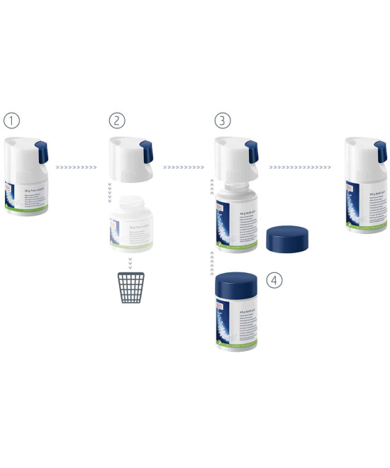 Jura Mini-Tabs - Click & Clean 90 g refill bottle for 30 cleaning procedures - 24157