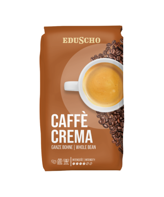 Eduscho Caffe Crema Kaffeebohnen (1x1kg Beutel)