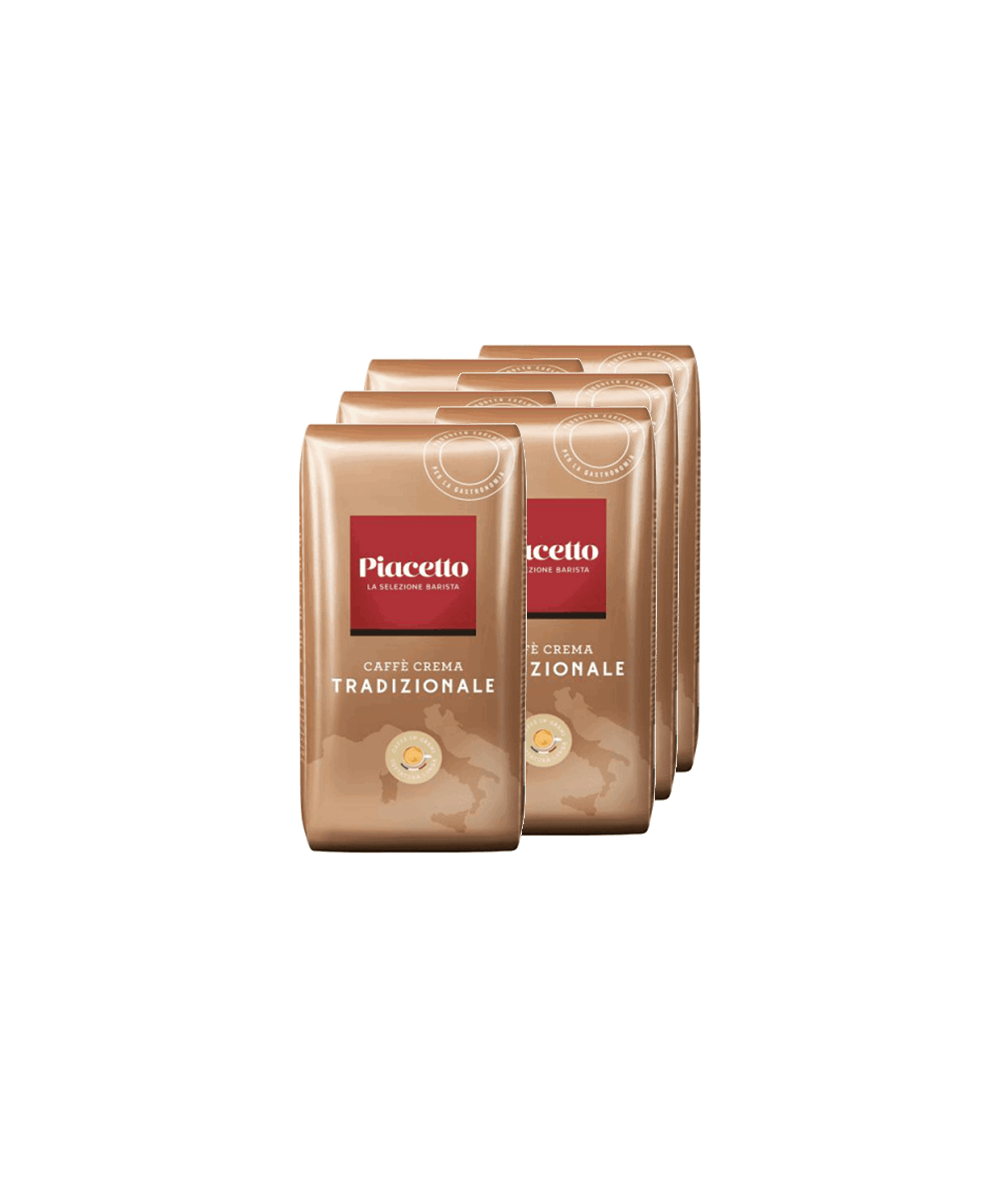 Piacetto Traditionale Caffè Crema Kaffeebohnen (6x1kg Beutel) | Solino.gr