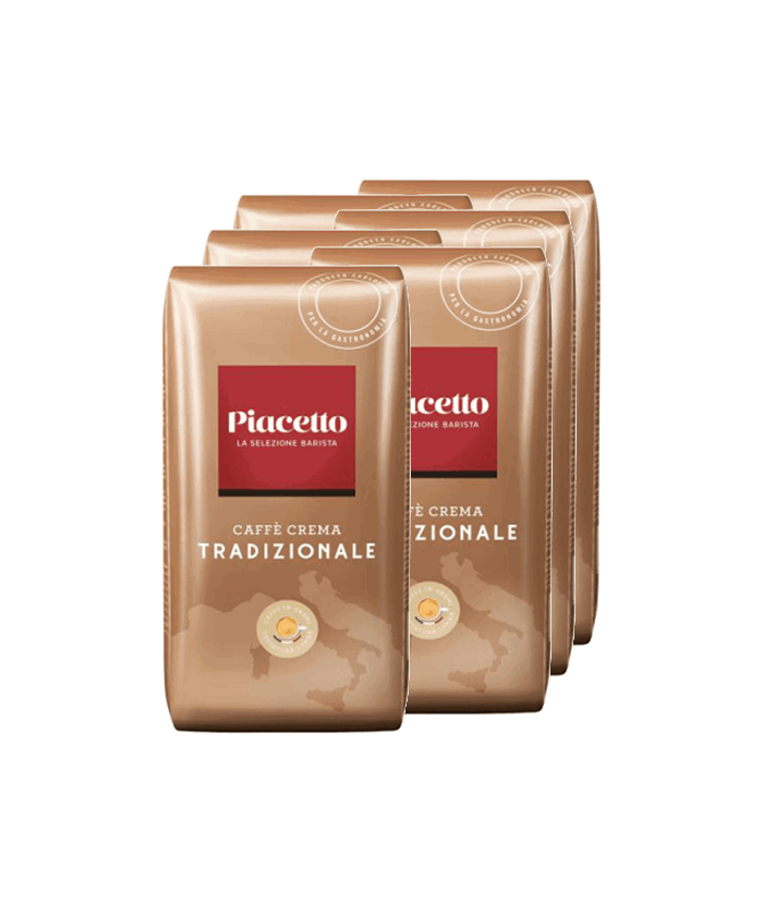 Piacetto Traditionale Caffè Crema Kaffeebohnen (6x1kg Beutel) | Solino.gr
