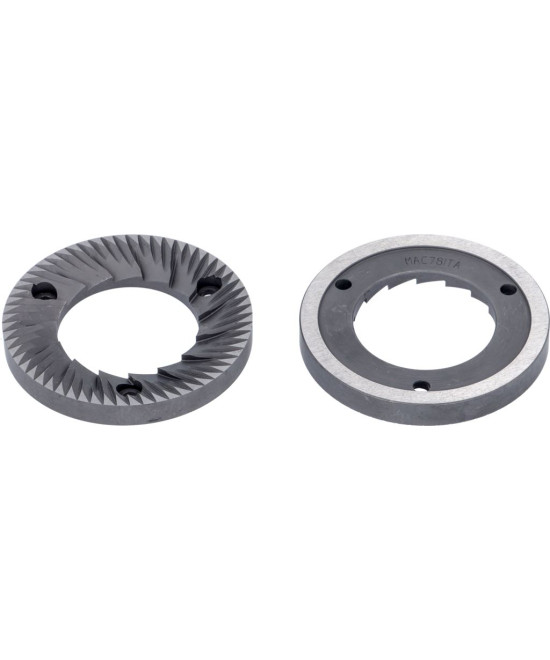 FLAT GRINDING BURRS PAIR 80 mm