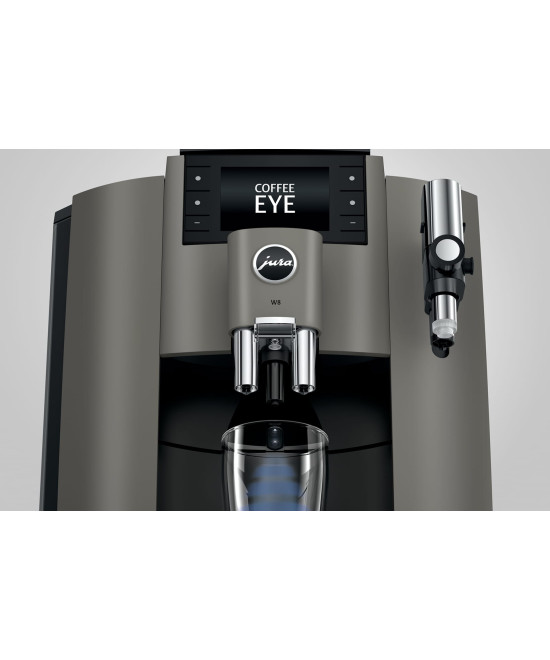 Jura W8 Dark Inox (EA) 15550  - Επαγγελματική Αυτόματη Μηχανή Espresso