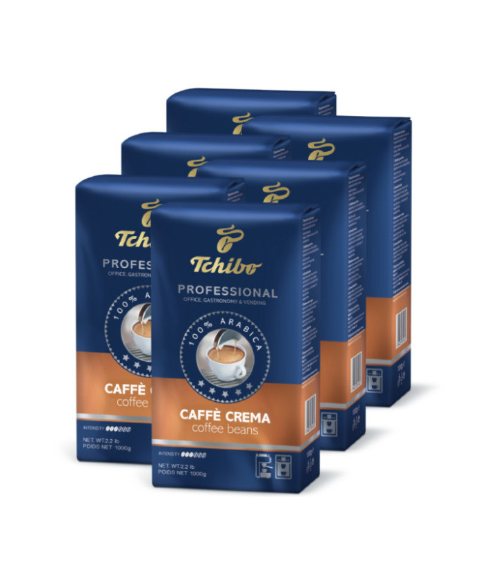 Tchibo Επαγγελματική Caffe Crema Καφές σε κόκκους (6x1kg Σακούλα)