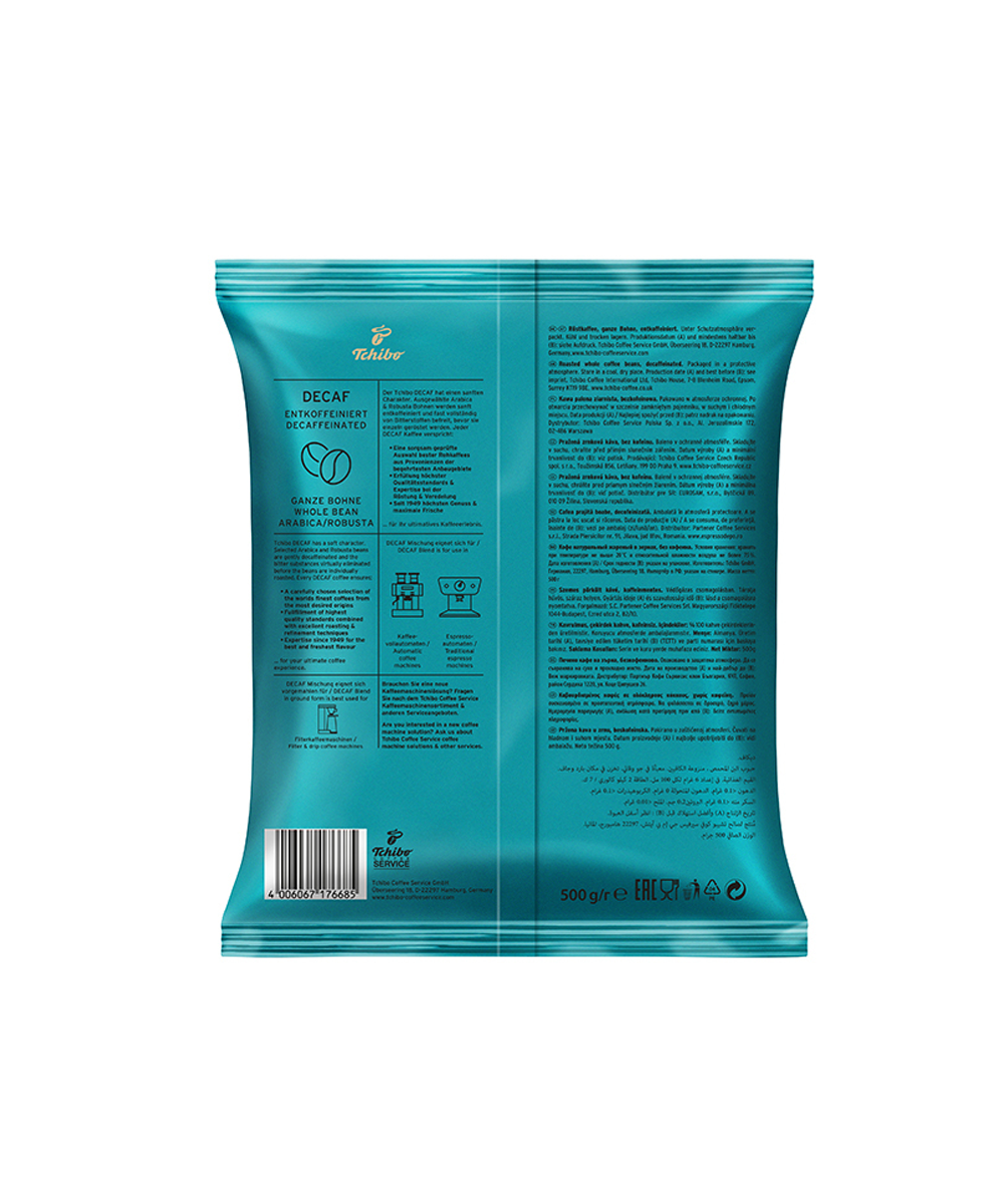 Tchibo Café Gourmet Espresso entkoffeiniert, ganze Bohne, 500g | Solino.gr