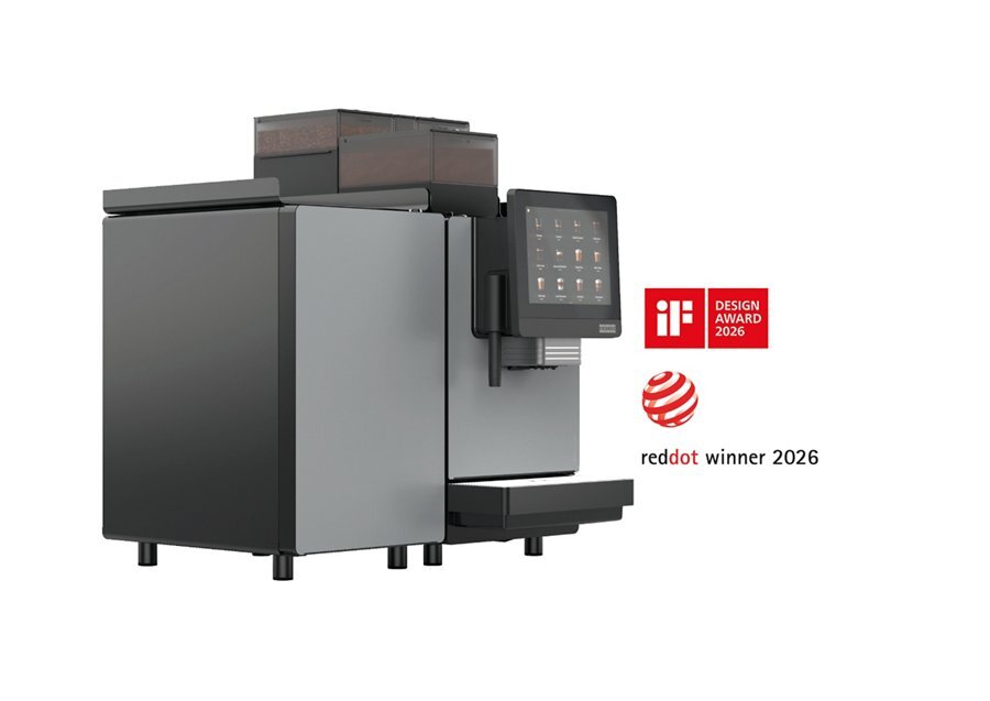 Franke Coffee Systems, fully automatic coffee machine, New A Line, side view, if award and red dot award winner
