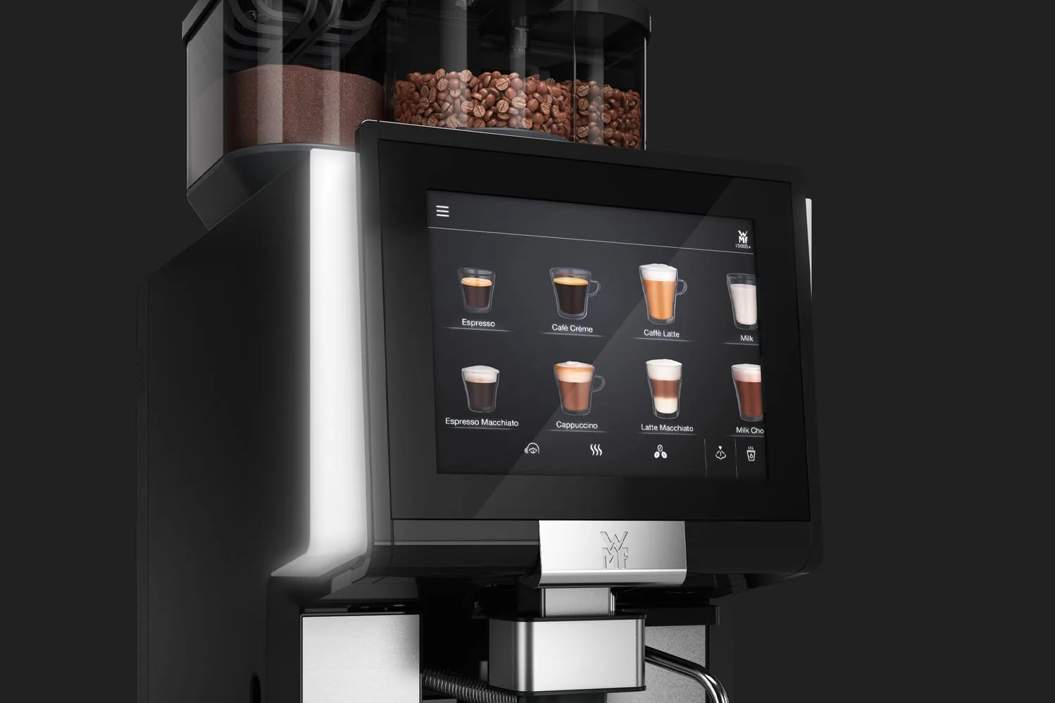 WMF 1500 S+ 10-Zoll-Touch-Display