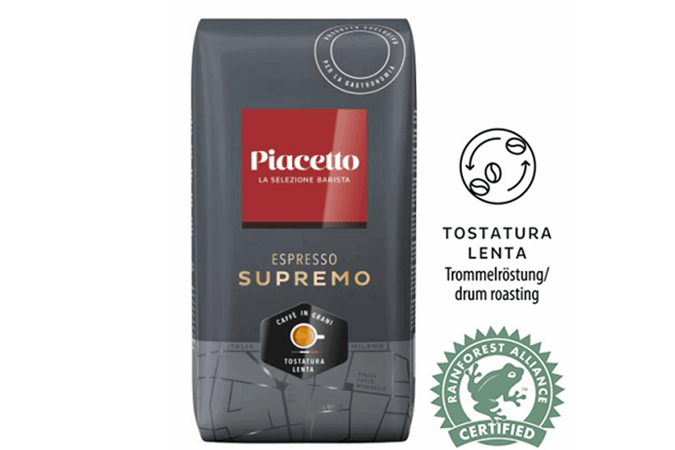 Piacetto Supremo Espresso – καφές σε κόκκους, συσκευασία 1kg