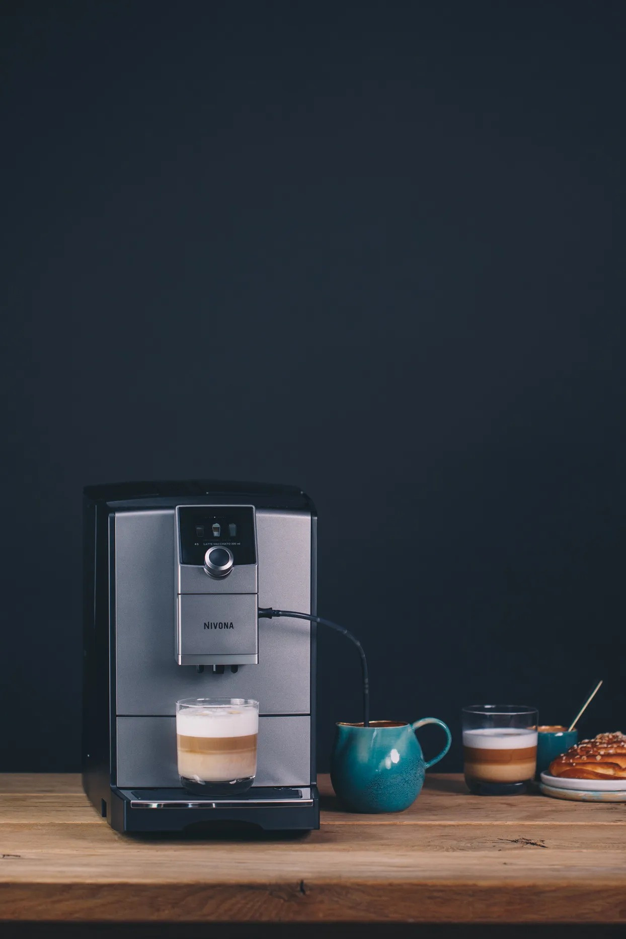 Cappuccino und Latte Macchiato auf Knopfdruck